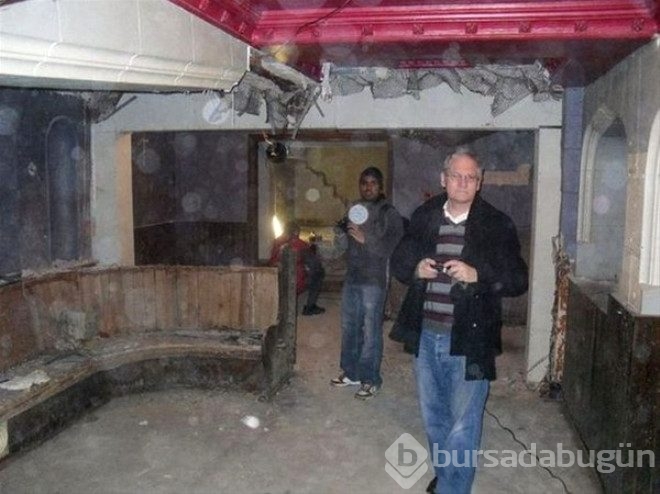 Alışveriş merkezindeki gizli bodrumdan kareler