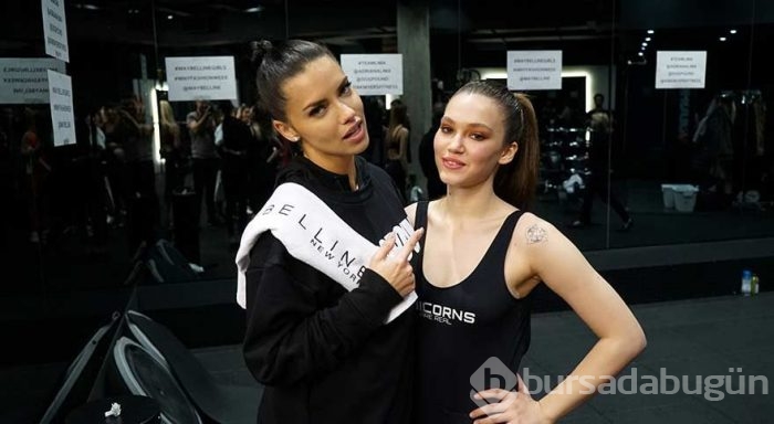 Adriana Lima, Türk güzelle ringe çıktı
