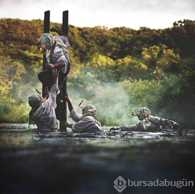 Gördüğü kabusları fotoğrafladı