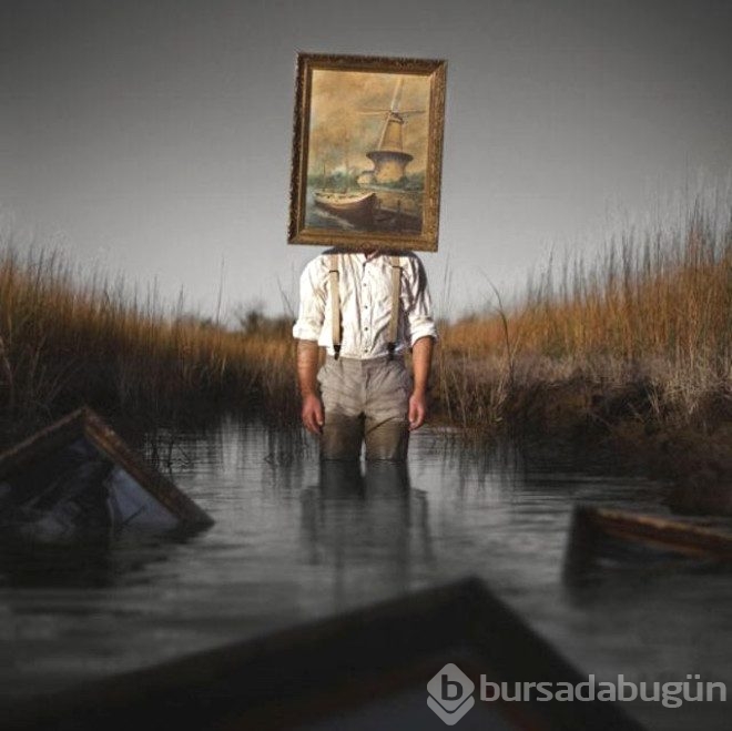 Gördüğü kabusları fotoğrafladı