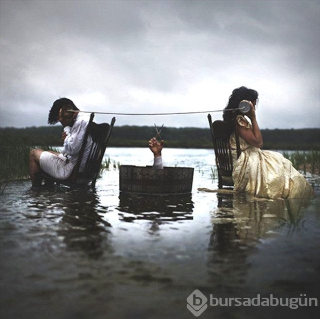 Gördüğü kabusları fotoğrafladı