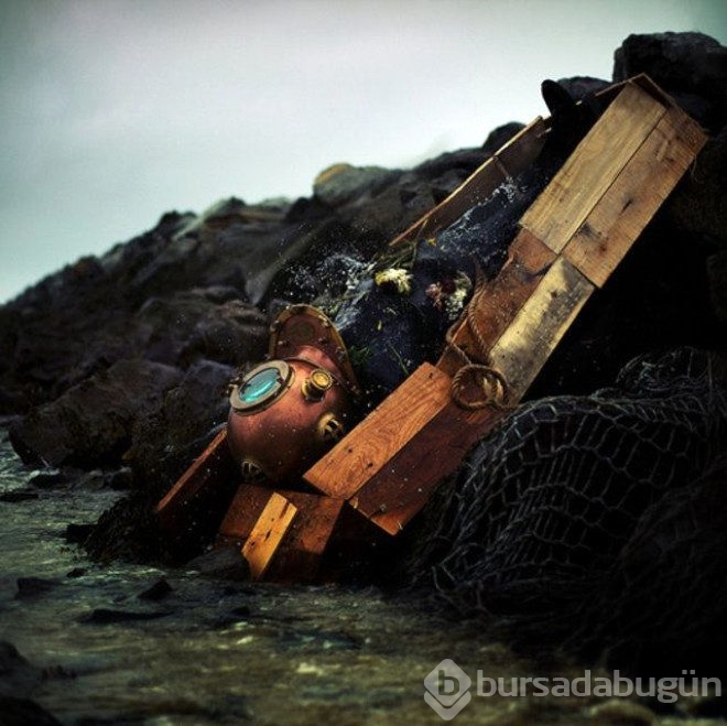 Gördüğü kabusları fotoğrafladı