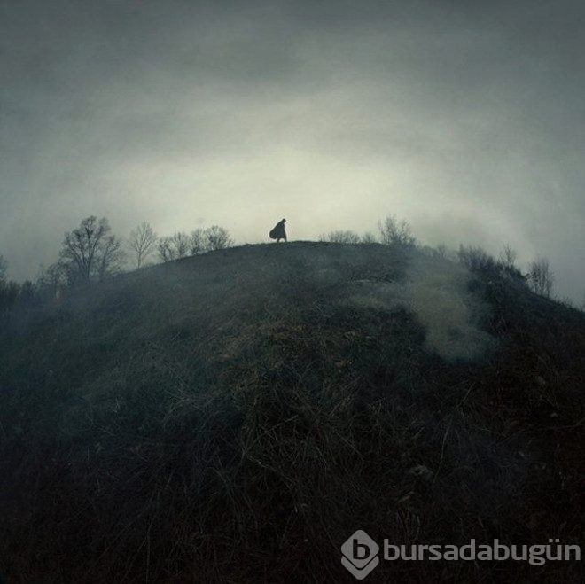 Gördüğü kabusları fotoğrafladı
