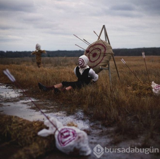 Gördüğü kabusları fotoğrafladı