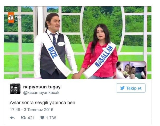 En komik tweetlerle izdivaç programları!