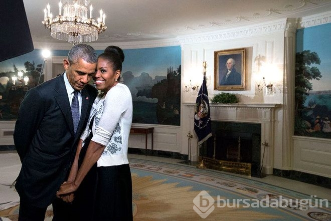 Barack ve Michelle Obama'nın 15 karede aşkları
