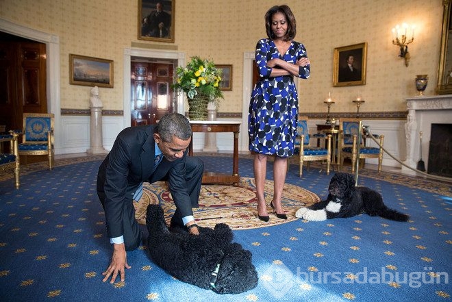 Barack ve Michelle Obama'nın 15 karede aşkları