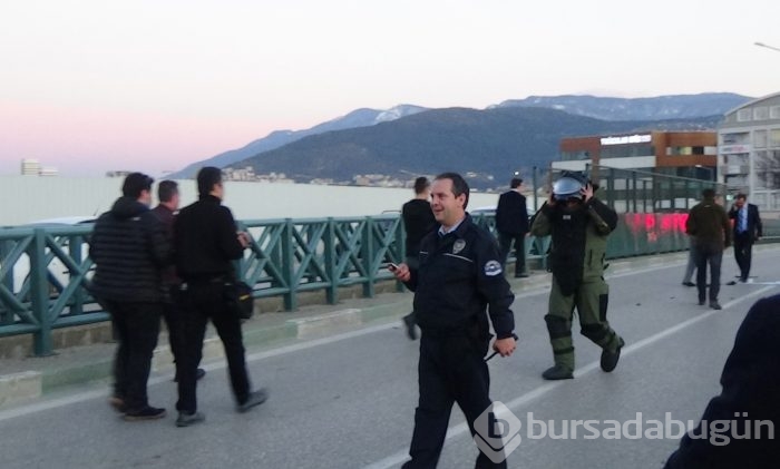 Bursa'da FSM Bulvarı'nda bomba paniği