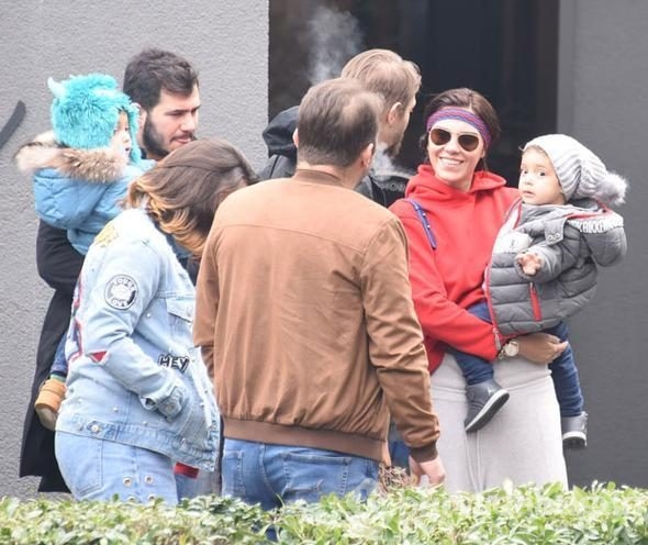 Caner Erkin, Şükran Ovalı çiftinin bebek provası