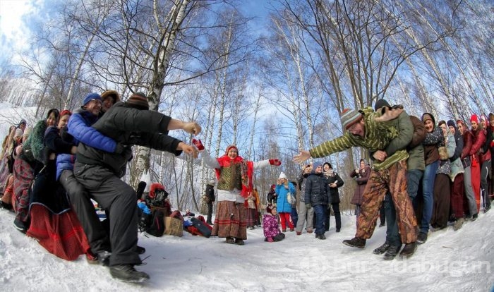 Rusya'daki "Maslenitsa" şenliklerinden kareler