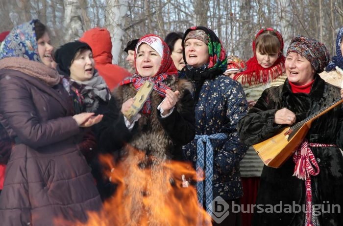 Rusya'daki "Maslenitsa" şenliklerinden kareler