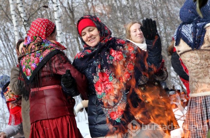 Rusya'daki "Maslenitsa" şenliklerinden kareler