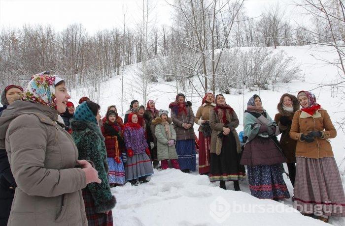 Rusya'daki "Maslenitsa" şenliklerinden kareler