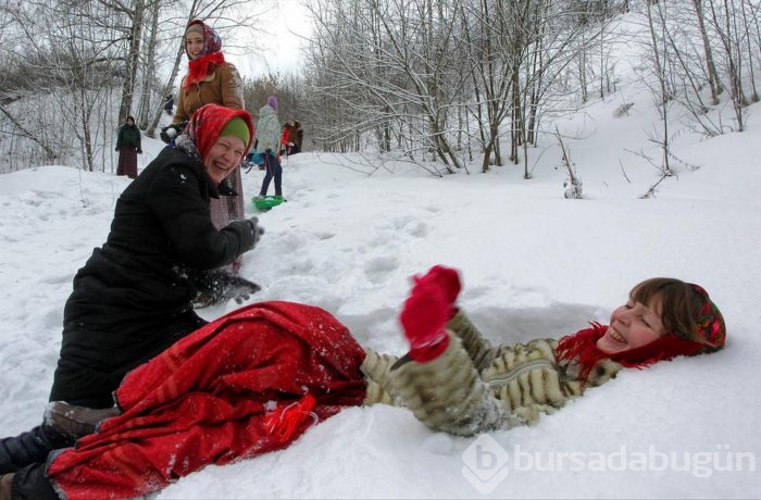 Rusya'daki "Maslenitsa" şenliklerinden kareler