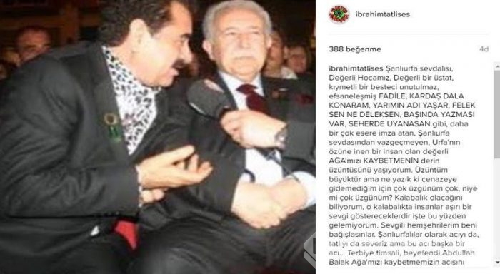 İbrahim Tatlıses'i yıkan haber...