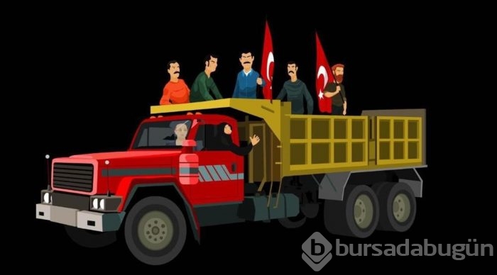 15 Temmuz'un çizgi filmini yaptılar!