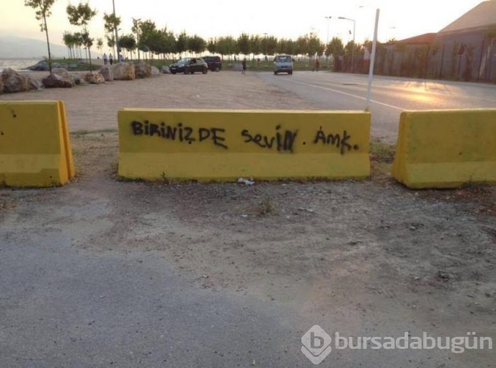Atarlı ve sitem dolu duvar yazıları