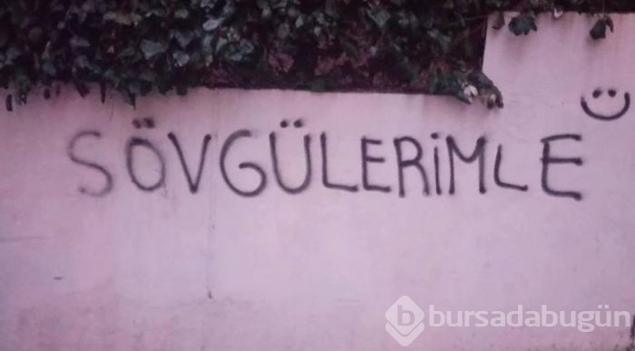 Atarlı ve sitem dolu duvar yazıları