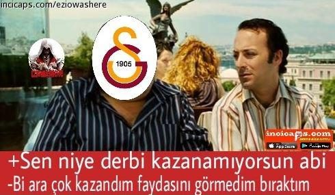 Galatasaray-Beşiktaş derbisi capsleri