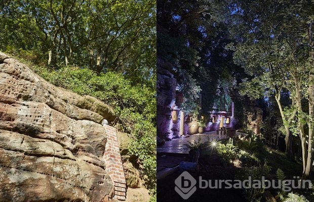 Kendine 'orta dünya evi' inşa etti!