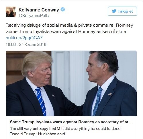 Beyaz Saray skandalının öznesi Kellyanne Conway kimdir?