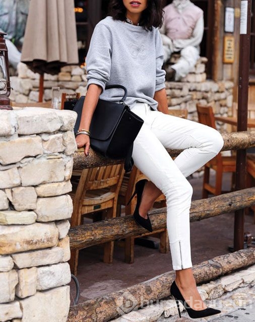 Bu senenin modası sweatshirt kombinleri