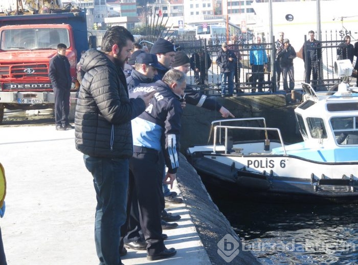 10 dakika suyun altında kaldı, hastaneye kaldırıldı...