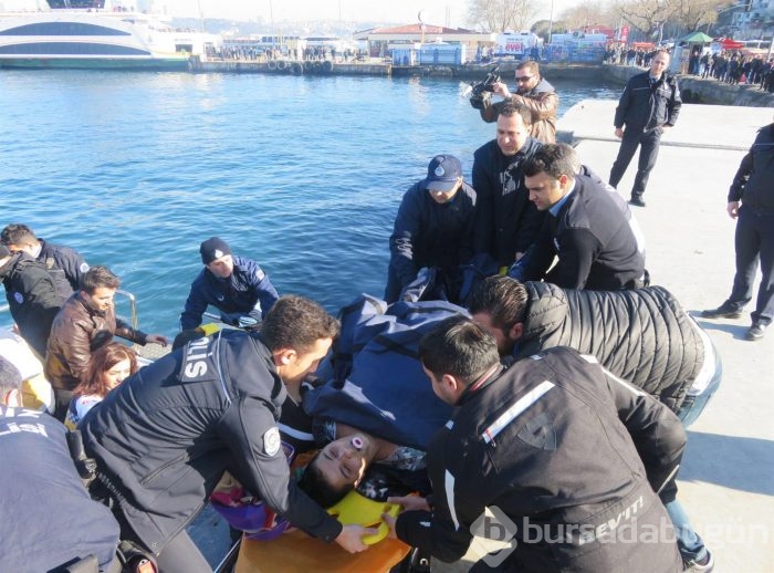 10 dakika suyun altında kaldı, hastaneye kaldırıldı...