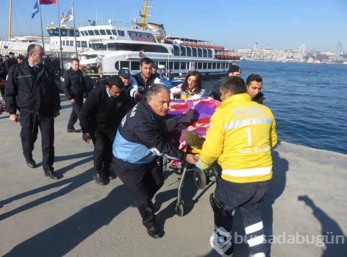 10 dakika suyun altında kaldı, hastaneye kaldırıldı...