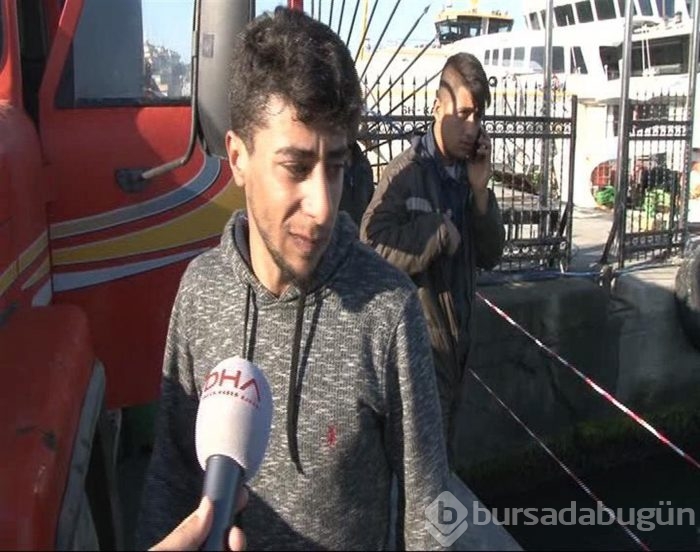 10 dakika suyun altında kaldı, hastaneye kaldırıldı...