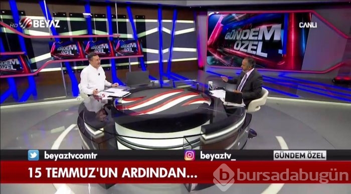 Melih Gökçek'in katıldığı Beyaz TV programında skandal yaşandı