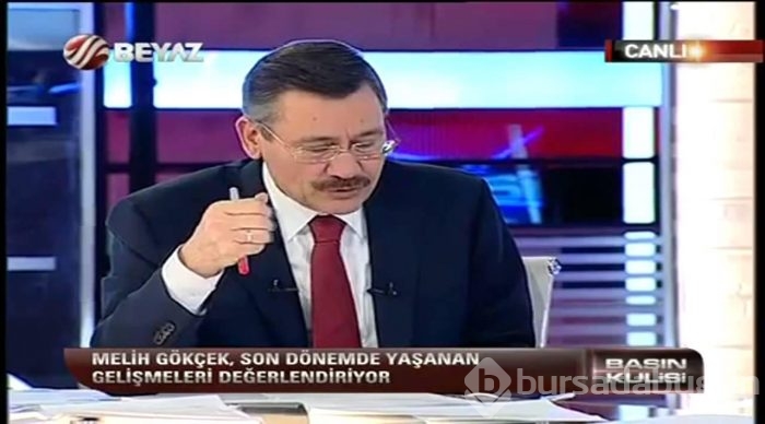 Melih Gökçek'in katıldığı Beyaz TV programında skandal yaşandı