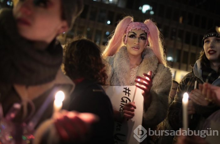 Transseksüeller Trump'ı protesto etti