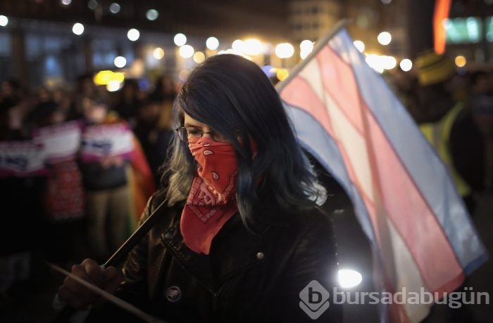 Transseksüeller Trump'ı protesto etti