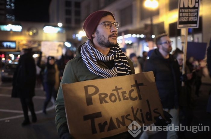 Transseksüeller Trump'ı protesto etti