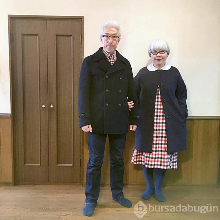 37 senedir 'uyumlu' giyinen çift sosyal medya fenomeni oldu
