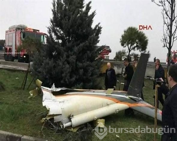 İstanbul'da helikopter düştü! İlk fotoğraflar