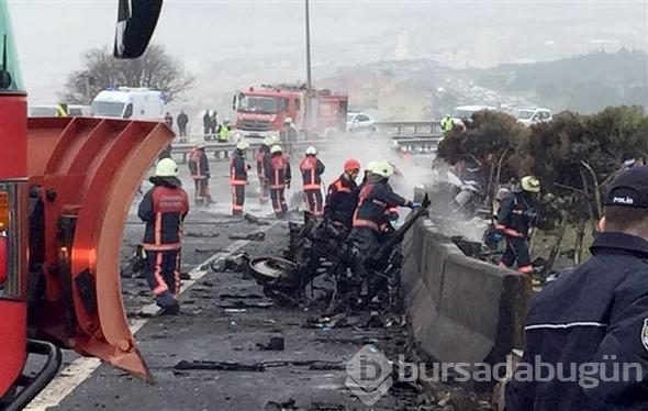 İstanbul'da helikopter düştü! İlk fotoğraflar
