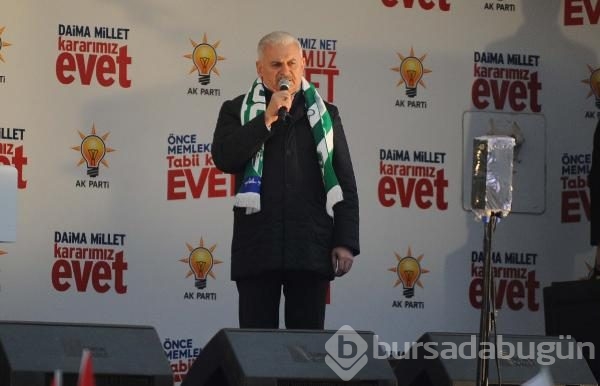 Başbakan Binali Yıldırım Bursa'da