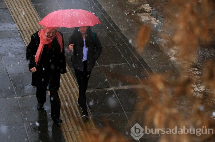 Ankara'da kar yağışı