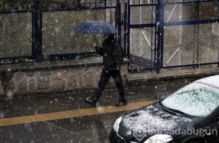 Ankara'da kar yağışı