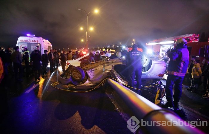 İstanbul'da E-5'te korkunç kaza! 