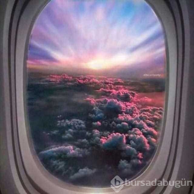 Uçakta çekilen muhteşem fotoğraflar