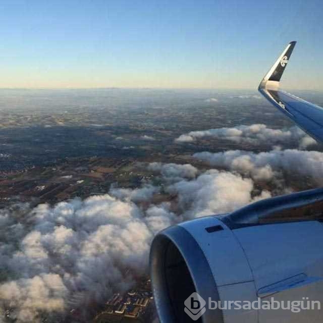 Uçakta çekilen muhteşem fotoğraflar