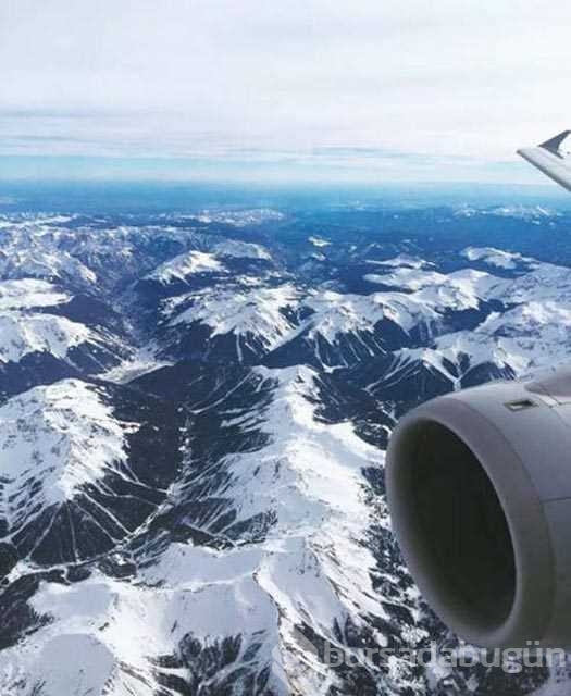 Uçakta çekilen muhteşem fotoğraflar