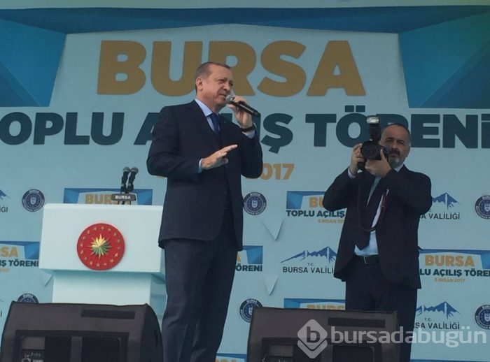 Cumhurbaşkanı Erdoğan Bursa'da konuştu

