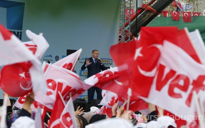 Cumhurbaşkanı Erdoğan Bursa'da konuştu
