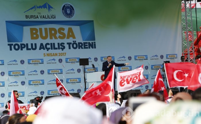Cumhurbaşkanı Erdoğan Bursa'da konuştu

