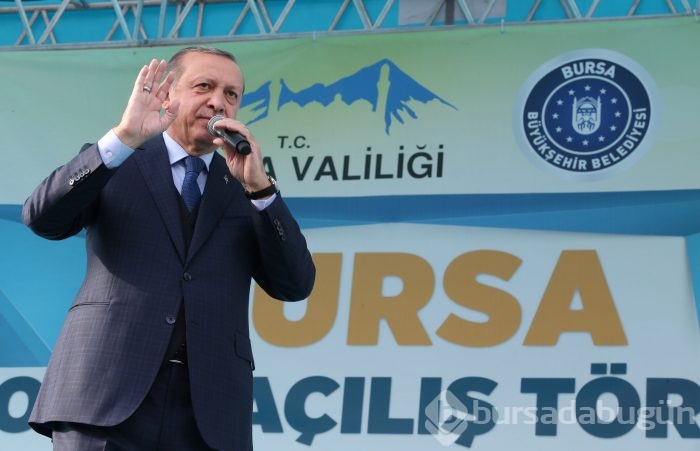 Cumhurbaşkanı Erdoğan Bursa'da konuştu
