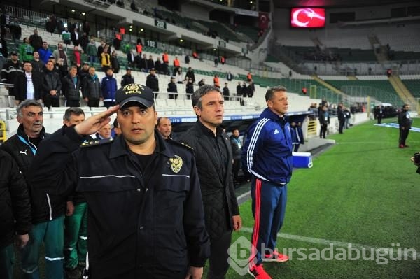 Bursaspor - K. Karabükspor maçı fotoğrafları